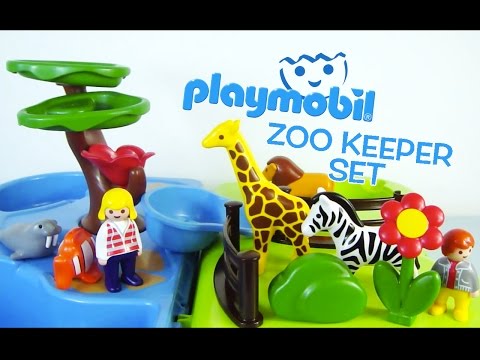 Playmobil plansch und zoo koffer