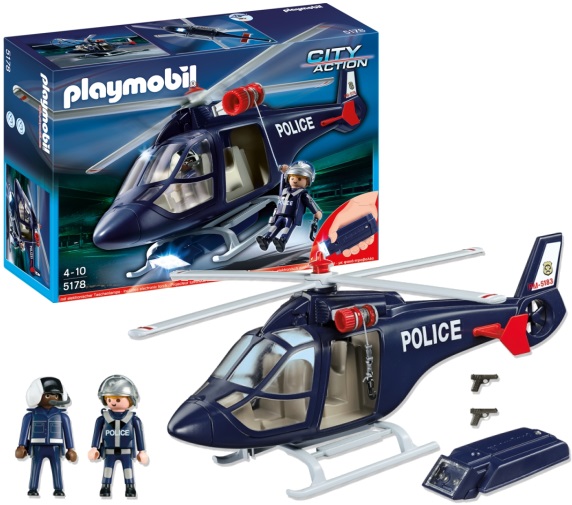 Playmobil police helicopter toys r us