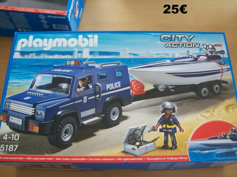 Playmobil bateau camion
