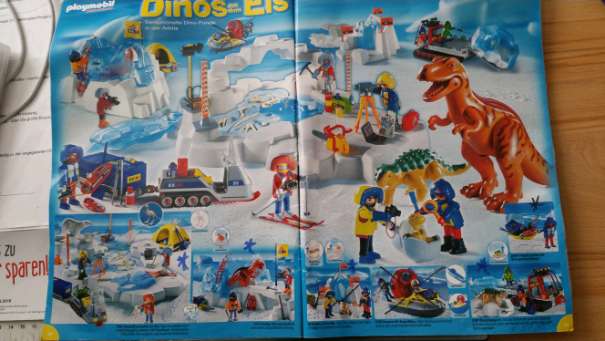 Playmobil dinos im eis