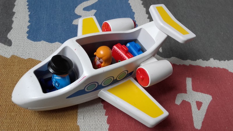 Playmobil 123 avion jaune