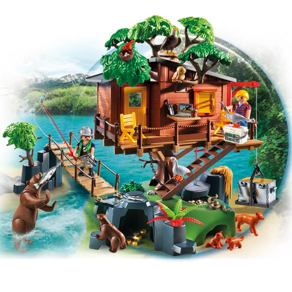 Cabane des aventuriers playmobil jouet club