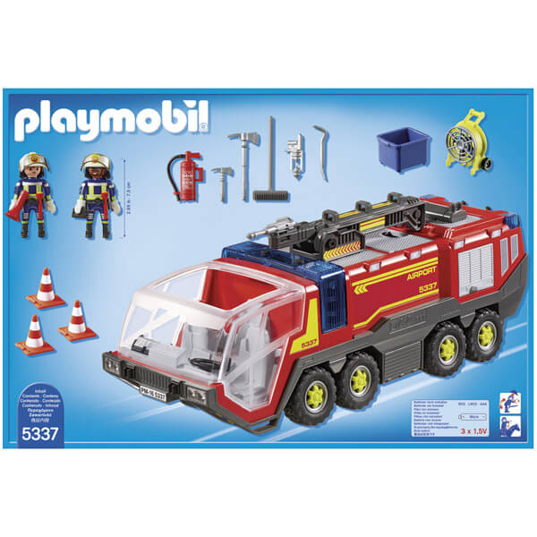 Playmobil pompier bateau helicoptere