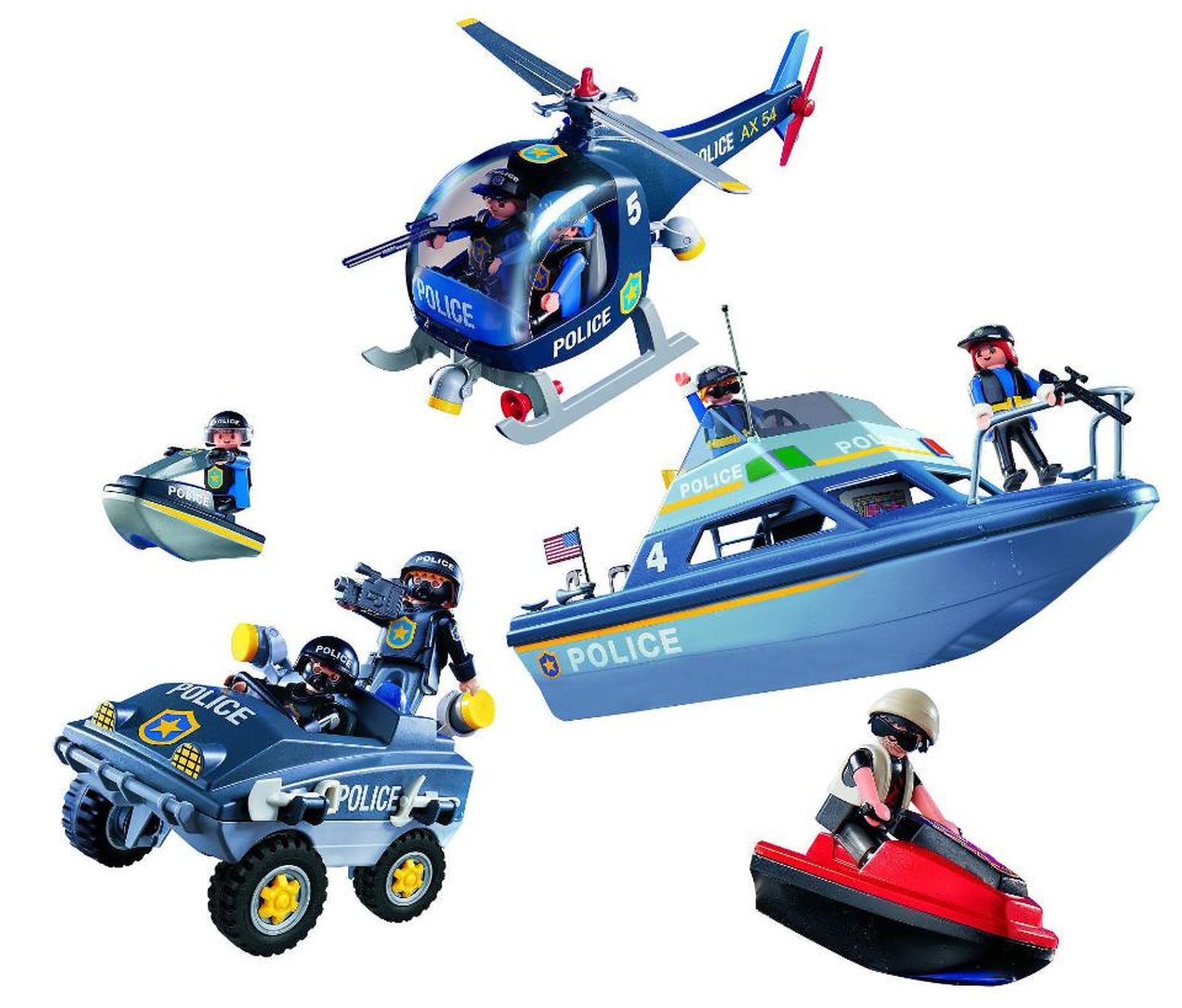 Playmobil city action police tactical unit set