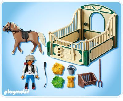 Playmobil box pour chevaux