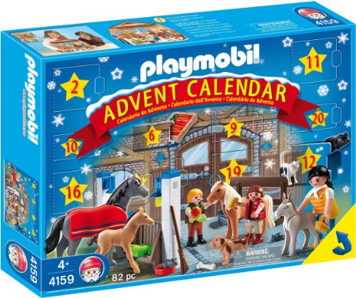 Calendrier playmobil ferme equestre