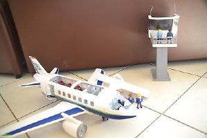 Avion playmobil d'occasion