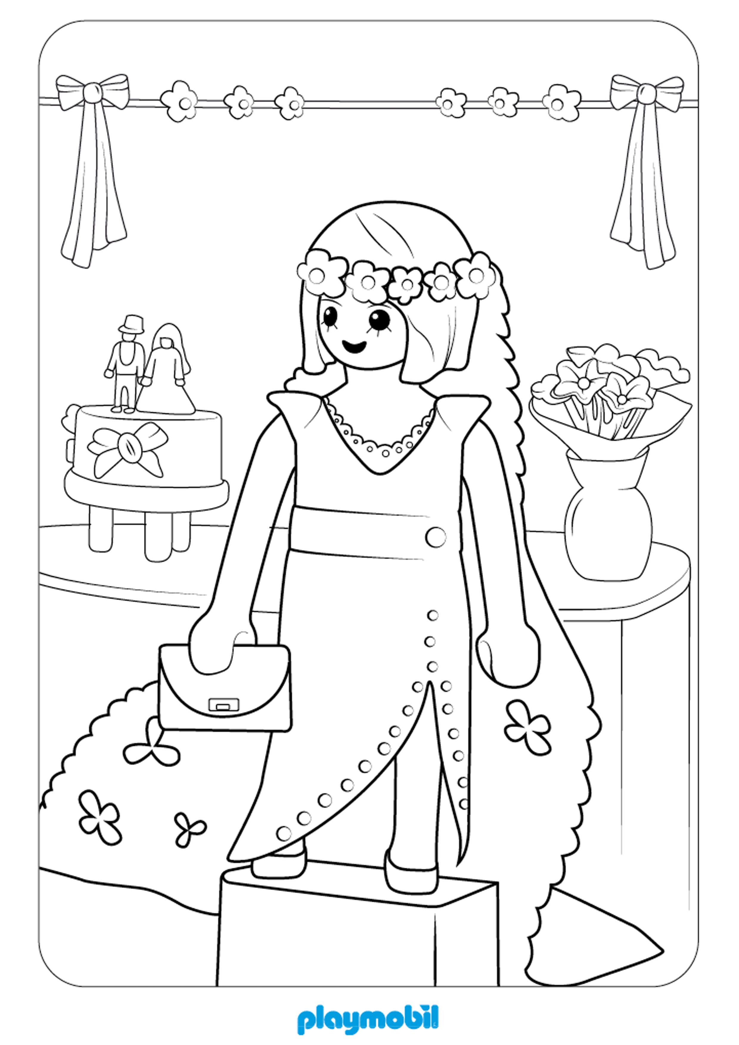 Dessin playmobil chevalier