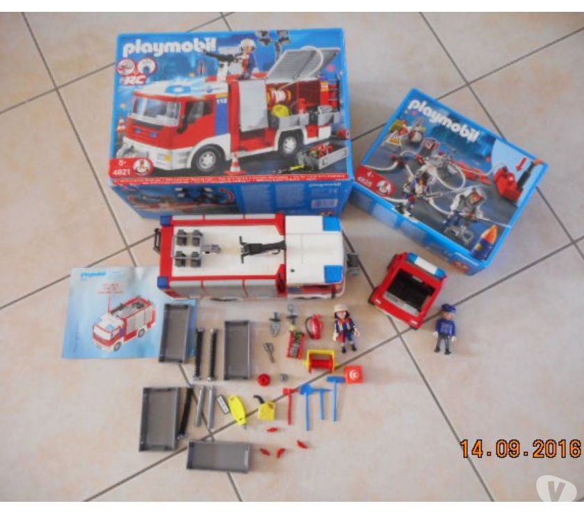 Notice playmobil voiture pompier