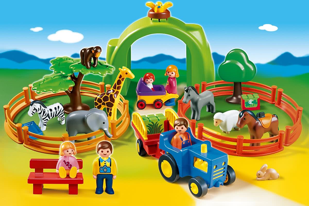 Playmobil 123 grote dierentuin - 6754