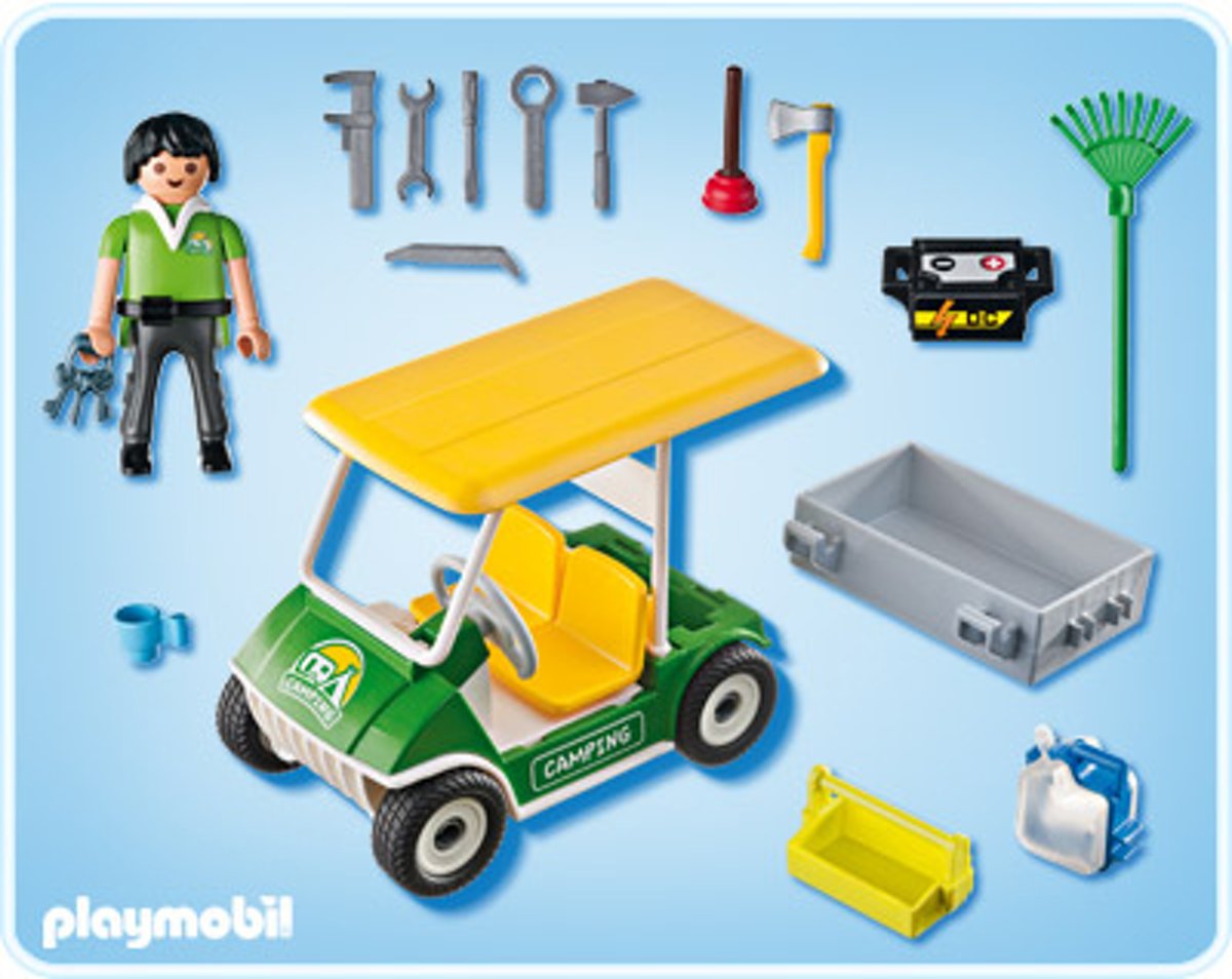 Playmobil camping golf cart