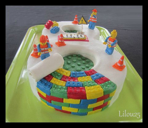 Gateau playmobil fille