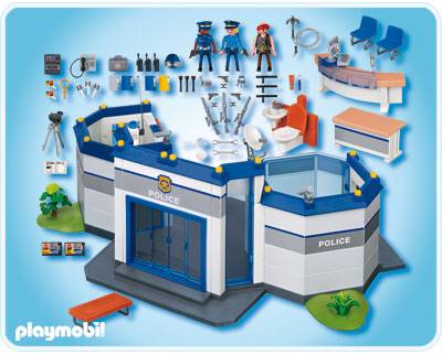 Playmobil commissariat de police pas cher