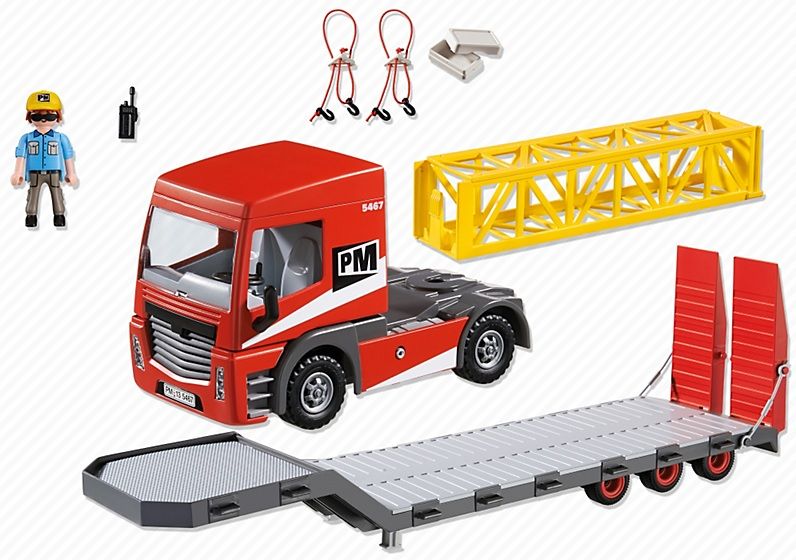 Remorque playmobil chantier
