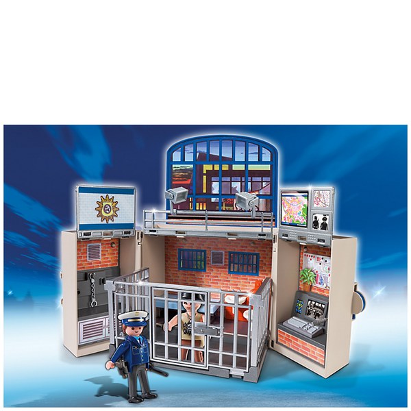 Playmobil city action my secret police station playbox