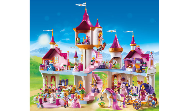 Playmobil princess dressing room with salon
