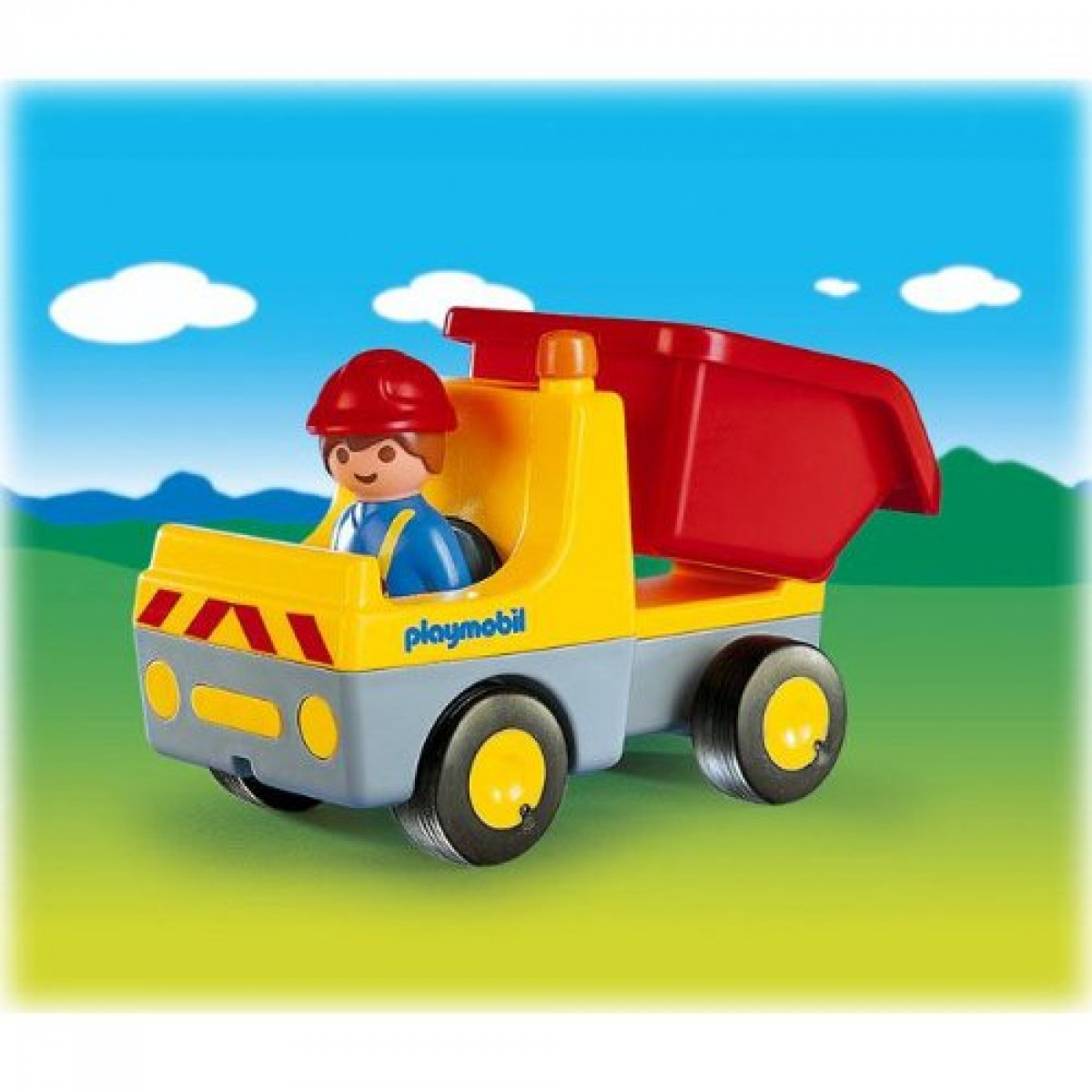 Playmobil 123 truck with garage