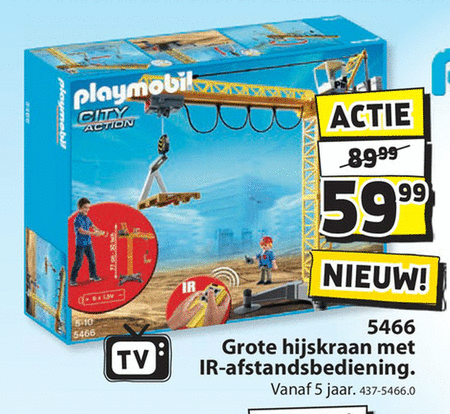 Playmobil city action hijskraan