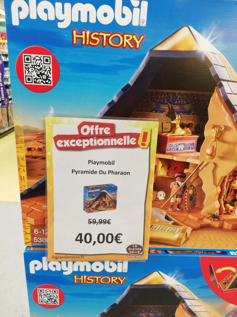 Cdiscount playmobil pharaon