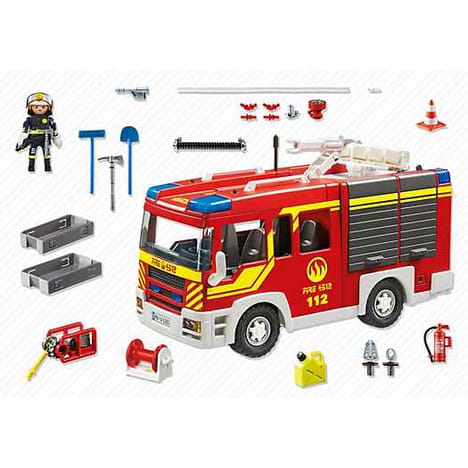 Camion de pompier playmobil pas cher