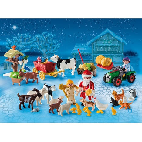 Playmobil pere noel auchan