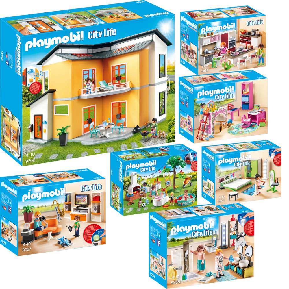 Playmobil dollhouse komplettset