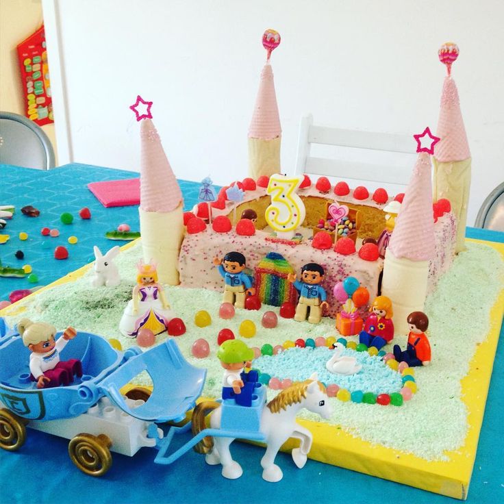 Gateau playmobil anniversaire fille