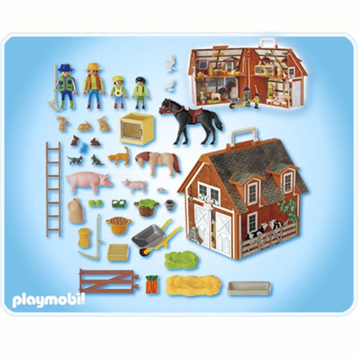 Playmobil ferme transportable 4897