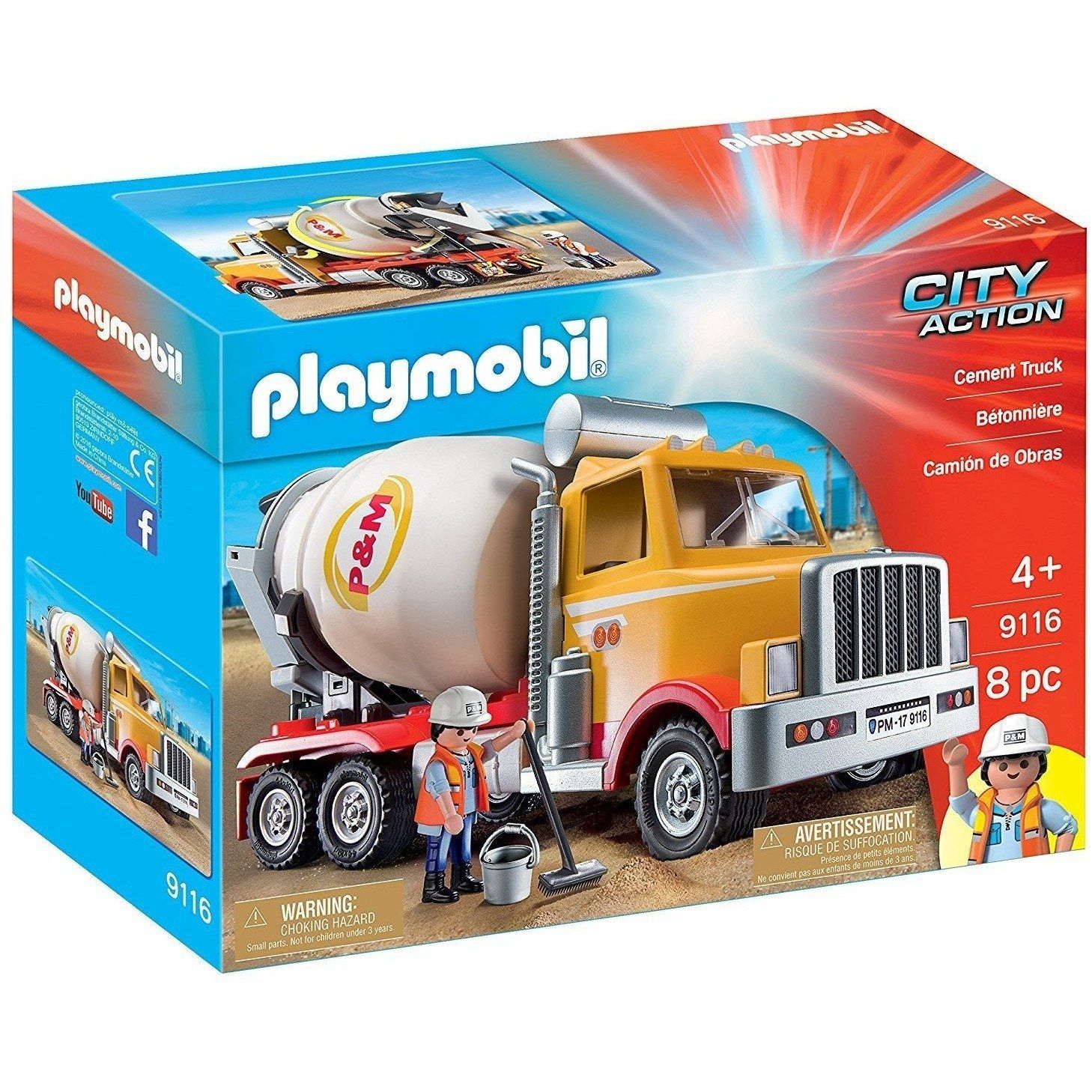 Playmobil camion de pompier 5980 city action secours ambulance