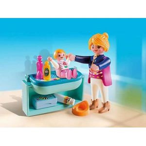Playmobil femme enceinte avec maman et bébé