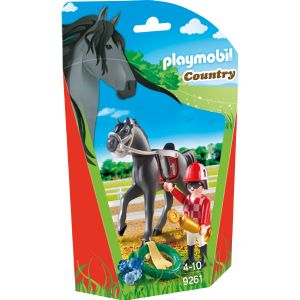 Playmobil cheval frison