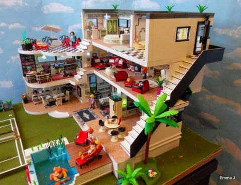 Playmobil 2014 city life haus maison moderne luxusvilla 5574