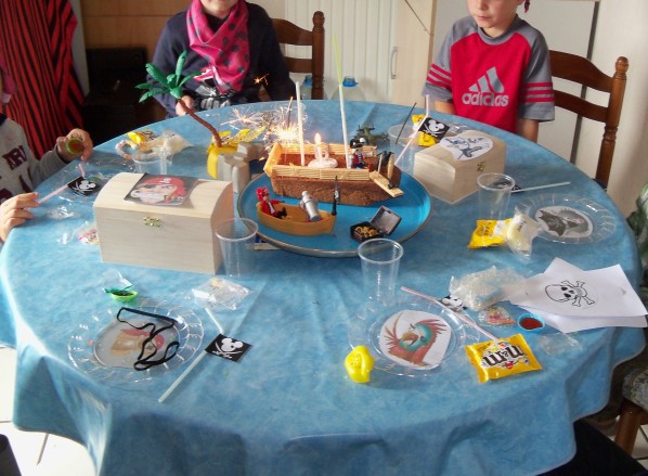 Anniversaire playmobil pirate