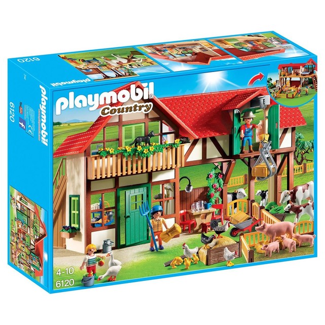 Ferme rouge playmobil