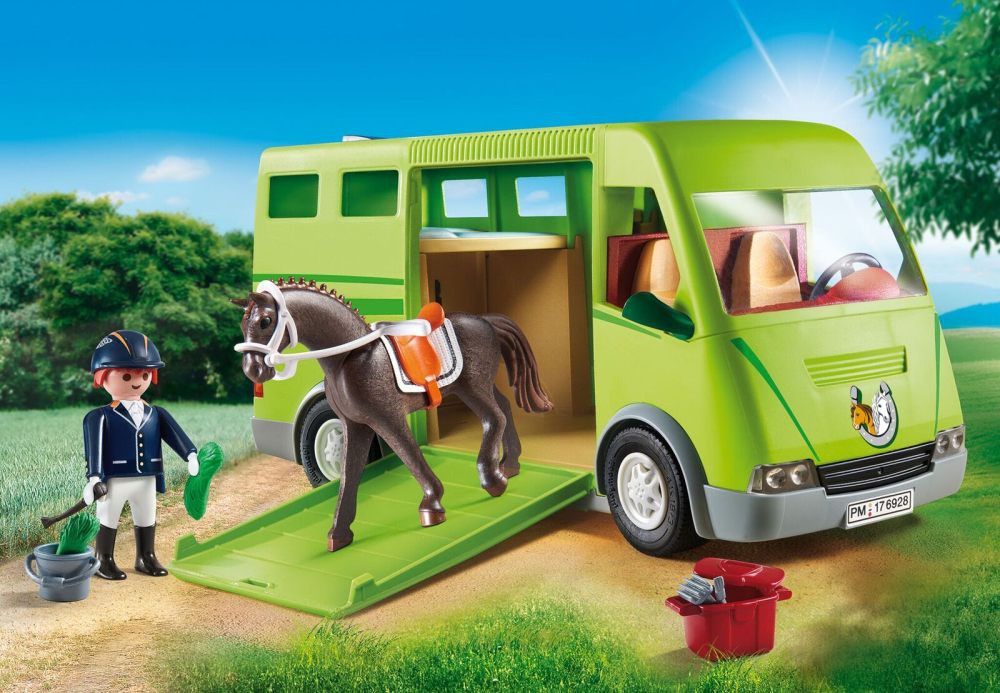 Playmobil voetbal bus