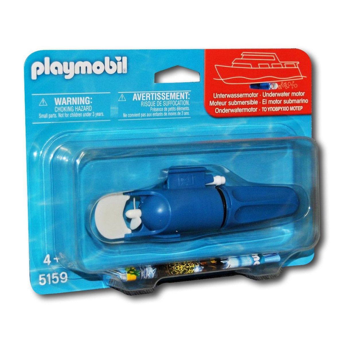 Playmobil bateau a moteur