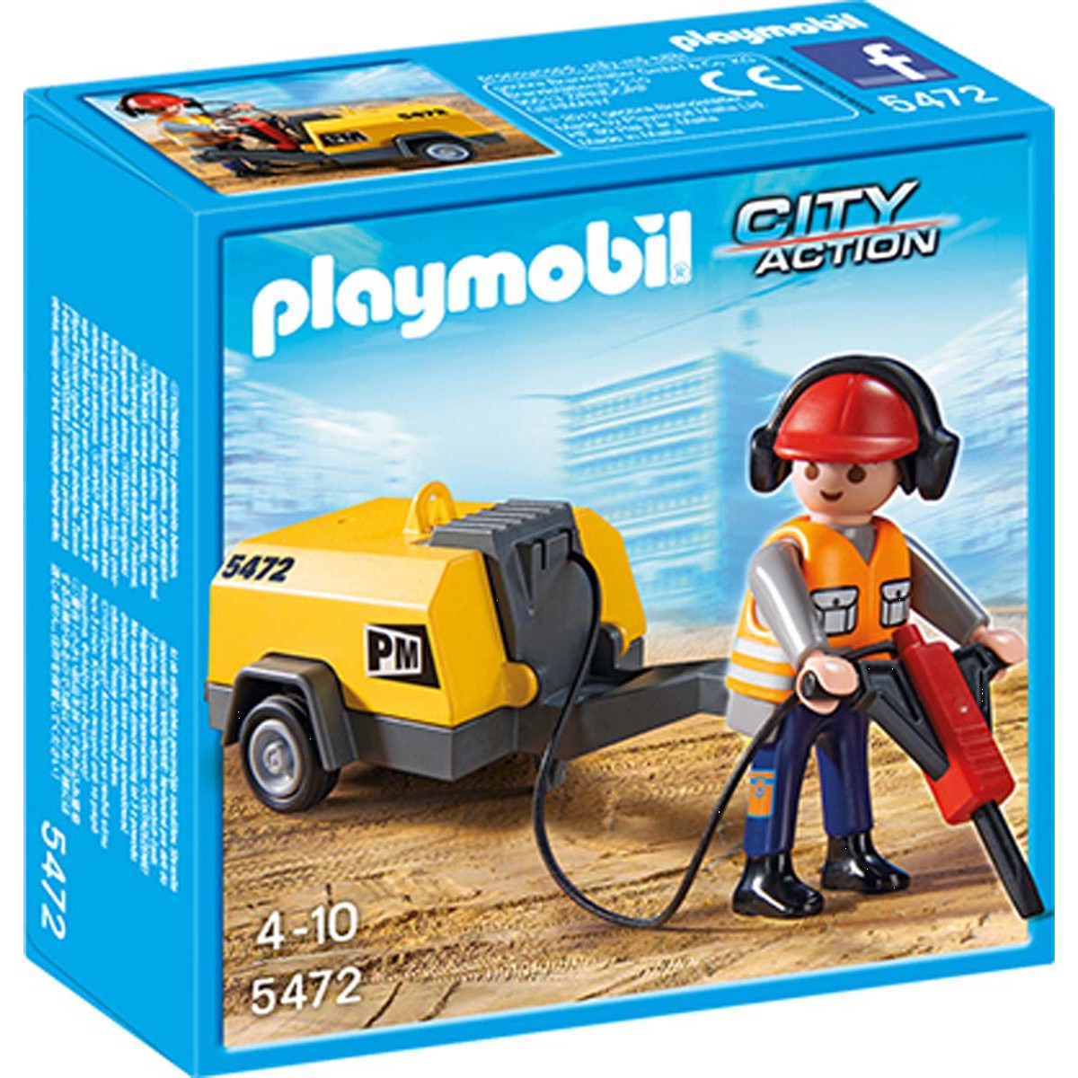 Playmobil chantier auchan
