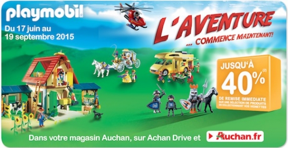 Playmobil a auchan