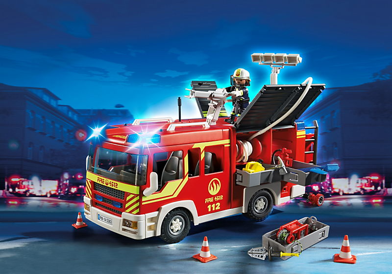 Playmobil camion de pompier