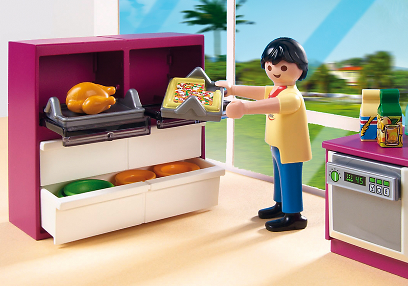 Playmobil cuisine ilot central