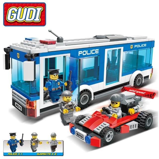 Playmobil police bus