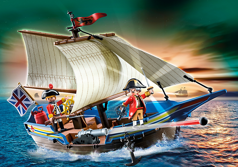 Playmobil bateau britannique