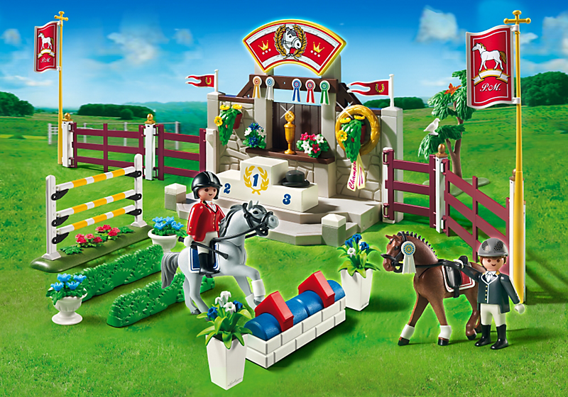 Playmobil country saut d'obstacle