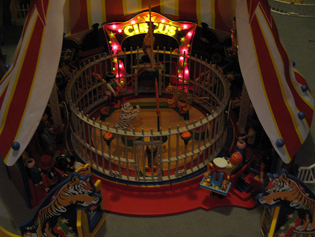 Playmobil cirque cage fauves