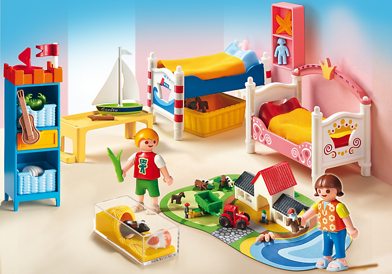 Playmobil maison de ville chambre