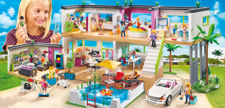 Jeux de playmobil maison moderne