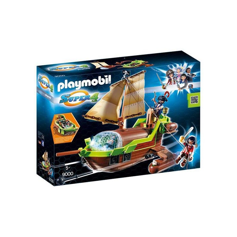 Playmobil - 9000 - jeu - bateau pirate caméléon