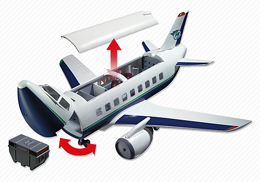 Playmobil avion tour de controle