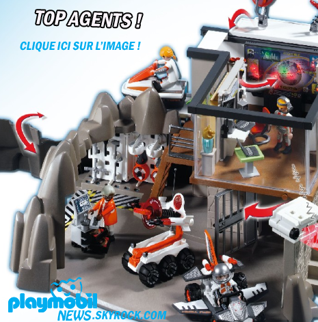 Playmobil quartier general agent secret