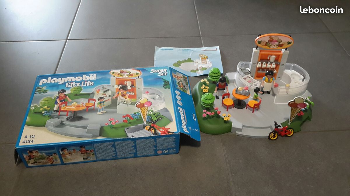 Playmobil city life marchand de glace 4134